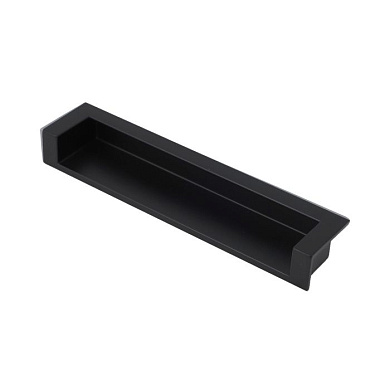 Ручка меб. врезная мет. DN50 128 мат. черный AKS 61745