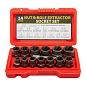 Набор головкок-экстракторов для извлечения поврежденных болтов/гаек 14 пр JBC JBC-1321S