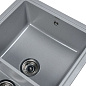 Мойка кухонная из мраморной крошки, gray, Wisent WQ780-29