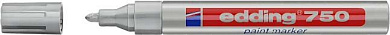 Маркер перм. на нитриловой краске "750" Edding, серебристый WUMAX 09679156750