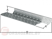 Держатель балки правый белый цинк Starfix