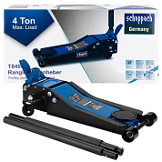 Домкрат подкатной гидравлический 4 т, 75-505 мм, низкопрофильный Scheppach Sch-T84008