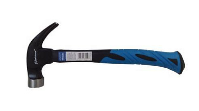 Молоток с гвоздодёром на фиберглассовой ручке 560 г. Unitraum UN-MBCH560