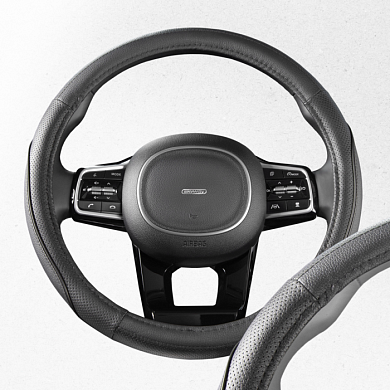 Оплетка экокожа M Combo-14 Черная SKYWAY S01102477