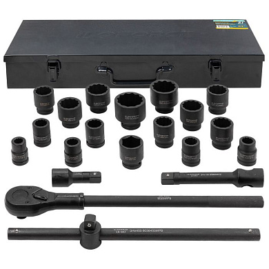 Набор инструментов ударных 21 пр, 3/4'' 12-гр. ILOforce IF-6212-9MPB