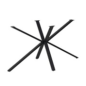 Подстолье VECTOR h714 под прямоугольную столешницу, черный муар AKS 123199