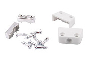 Стяжка трапециевидная белая (стяжка+пластик+1винт) (уп/1тыс.шт) AKS 58311