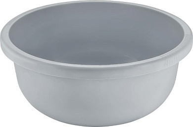 Таз круглый 9,5л серый шторм Пластик Репаблик PT115120025