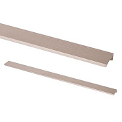 Ручка меб. накладная алюм. INSIDE 576/597 инокс AKS 73434