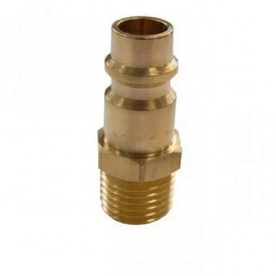 Штуцер пневматический быстроразъемный, наружная резьба 1/2", латунь H-D HD-UQ4B-12M