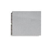 Цоколь мебельный ПВХ h=100 титан новый L=3200мм, RU 68501