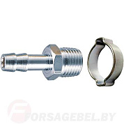 Переходник, наруж. резьба 1/8"-"елочка" 8 мм, с обжимным кольцом FUBAG 180267 В
