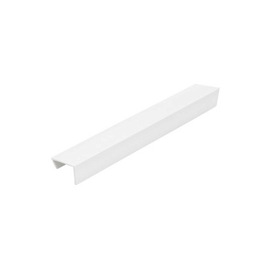 Заглушка к цоколю мебельному ПВХ h100, белый глянец RU 68506