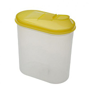 Банка для сыпучих продуктов овал 2л. Полимербыт 4329300