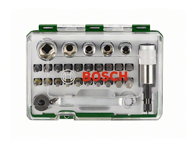 Набор бит с трещоткой 27 шт. BOSCH 2607017160
