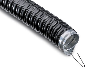 Металлорукав РЗ-Ц в ПВХ изоляции с протяжкой 15, 25 м Юпитер JP3200-45