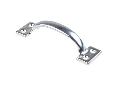 Ручка-скоба 120 мм цельнотянутая, белый цинк Starfix SMP-55795-1