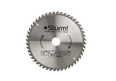 Диск пильный 210×30×2,5 мм, 48 зубов, по дереву, Sturm! 9020-210-30-48T