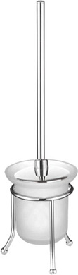 Туалетный ершик, сталь + стекло, хром Ledeme L905