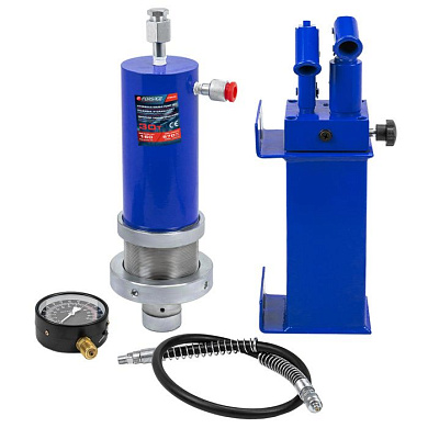 Цилиндр гидравлический 30 т, для пресса в комплекте со станцией гидравлической и манометром Forsage F-0100-3Q