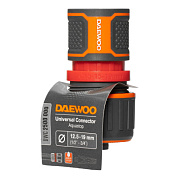 Коннектор универсальный для шланга 13-15-19 мм (1/2 " – 5/8" – 3/4 ") с аквастопом DWC 2500 000 Daewoo Power DWC 2500 000