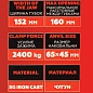 Тиски поворотные с наковальней 160 мм JBC JBC-6540306