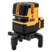 Лазерный уровень LX 06 Green, 30 м, 520 нм, аккумулятор Li 5200 mAh, резьба 5/8'' Denzel 35072