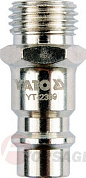 Быстросъёмное соединение, "папа"-наруж. резьба 1/4" Yato YT-2399