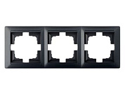 Рамка 3-местная графит, Стиль, Bylectrica ЮЛИГ.735212.216гр