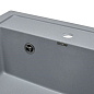 Мойка кухонная из мраморной крошки, gray, Wisent W510-29