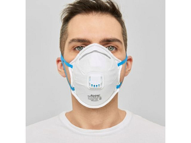 Респиратор (полумаска) SAVEX 202V формов. с клап. FFP2 (до 12 ПДК) AirON 9900497013