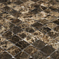 Мозаика Pietrine Emperador Dark POL, 23х23х4 мм, MOSAICSTORY 35415