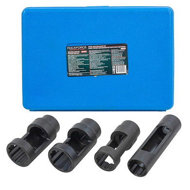 Набор головок для дизельных форсунок и датчиков 4 пр. RockForce RF-904G3