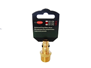 Пневматический быстроразъем "папа"-наруж. резьба 1/2", в пластиковом держателе RockForce RF-SE2-4PM