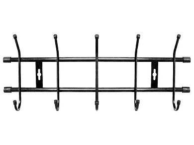 Вешалка настенная металлическая ВН5, 485х180х67 мм, цвета в ассортименте NIKA ВН5