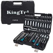 Набор инструментов 172 пр 1/4''&3/8''&1/2'' 6-гр KINGTUL KT-41723-5