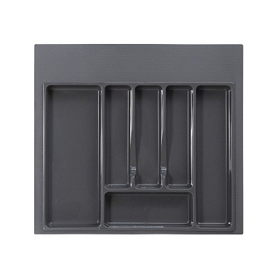 Лоток для столовых приборов 600 TR-01 (540*495*45), графит GRIDLI 117191