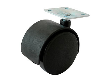 Опора колёсная d50 мм на площадке без фиксатора, пластмасса Starfix SMF-10193