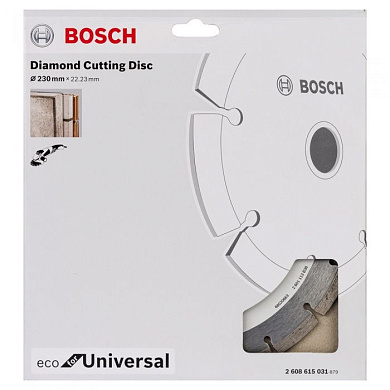 Алмазный круг ECO for Universal 230х22,23 мм BOSCH (2608615031)