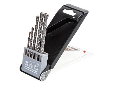 Набор сверл по бетону 5 шт 4-10 мм Gepard GP0200-5