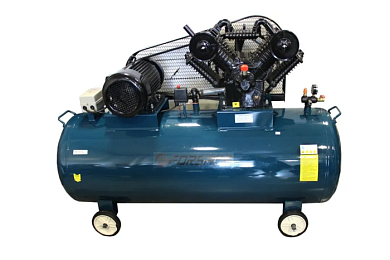 Компрессор 4-х поршневой с ременным приводом 600л, 7.5кВт, 950 об/мин, ресивер 500л, 900л/м, 380В, Forsage F-TB390-500