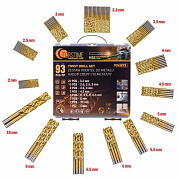 Набор сверл по металлу 93 пр. FORSTIME FT-924U93