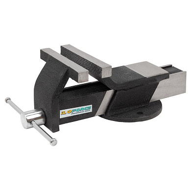 Тиски стальные поворотные с наковальней 3'', 80 мм ILOforce IF-6540803