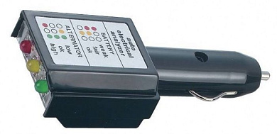 Анализатор работы АКБ 12В(~), через прикуриватель Force 88424