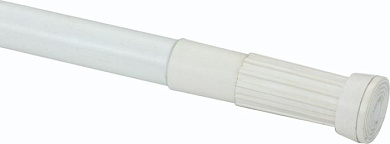 Карниз раздвижной ванной, сталь, белый Savol S-014260W