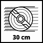 Газонокосилка аккумуляторная Einhell GE-CM 18/30 Li-Solo EINHELL 3413157