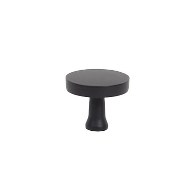 Ручка меб. кнопка мет. UNITY, черный матовый, AKS 114662