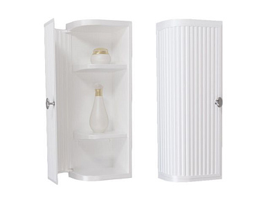 Шкафчик угловой Hilton Left (снежно-белый) BEROSSI АС 33101000