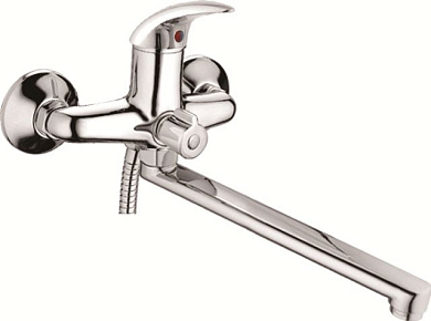 Смеситель для ванны, цинк, хром Ledeme L2238-B