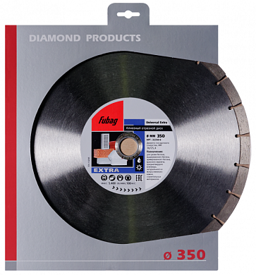 Алмазный диск Universal Extra 350х3,2х25,4/30 FUBAG 32350-6